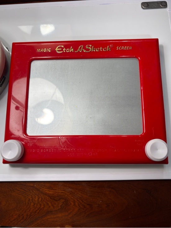 Other - Classic Etch A Sketch Red Drawing Toy